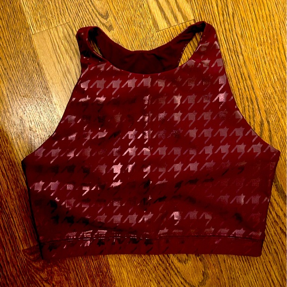 PELOTON Burgundy Houndstooth Set - Picture 5 of 7